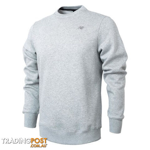New Balance Mens Logo Crew - Grey - NEWBALANCE