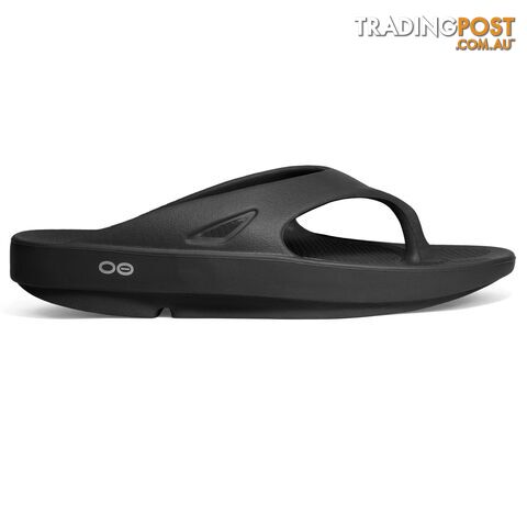 Oofos Unisex Ooriginal Thong -Black - OOFOS - 848282002134