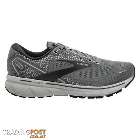 Brooks Mens Ghost 14 D Running Shoe - Grey - BROOKS - 190340950230