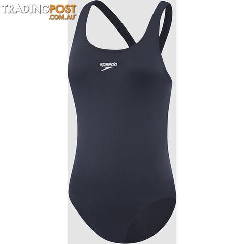 Speedo Girls Endurance + Leaderback Swimsuit - Speedo Navy - SPEEDO