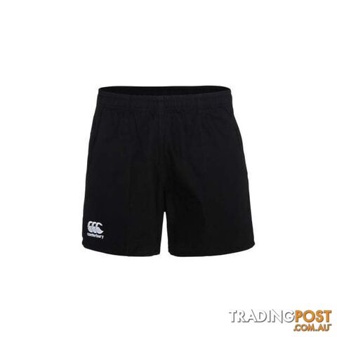 Canterbury Rugged Drill Short - Black - CANTERBURY - 5054773018231