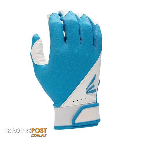 Easton Fundamental Fastpitch Womens Batting Gloves - Caroline Blue/White - EASTON