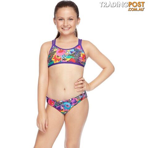 Speedo Girls Double Crossback Crop Set - SPEEDO - 9353746244476