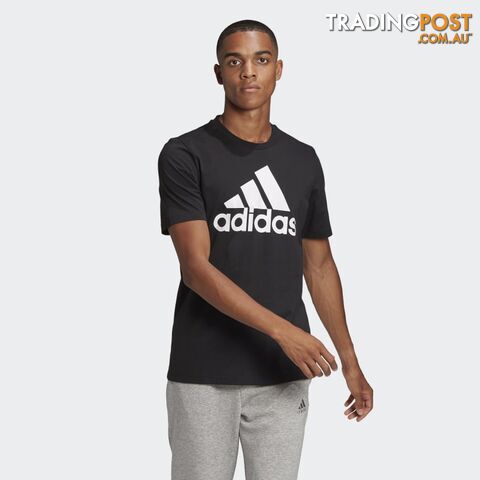 Adidas Mens Big Logo Tee - Black - ADIDAS