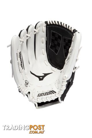 Mizuno Franchise 12.5 Inch Fastpitch Softball LHT Fielders Glove - Black/White -...