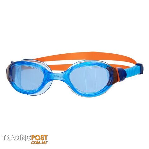 Zoggs Phantom 2.0 Junior Swim Goggles-Blue/Orange/Tint - ZOGGS - 749266045119
