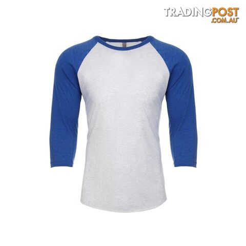 Legend Next Level Tri Blend 3/4 Raglan Baseball Tee- Royal - LEGEND -...