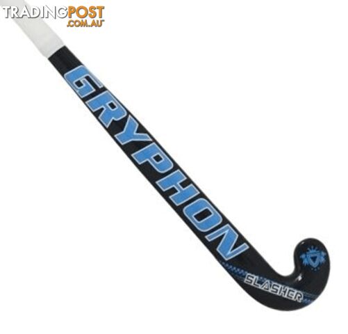 Gryphon Slasher G17 30in Junior Hockey Stick - Black/Blue - GRYPHON - 9332297063309