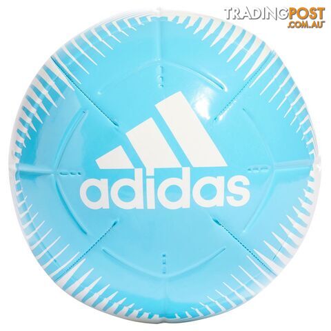 Adidas Epp II Club Soccer Ball - White/Bright Cyan - ADIDAS