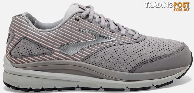 Brooks Womens Addiction Walker 2 (B) Walking Shoe-Shark/Alloy/Oyster - BROOKS -...