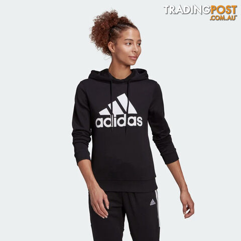 Adidas Womens Bl Ft Hoodie - Black/White - ADIDAS