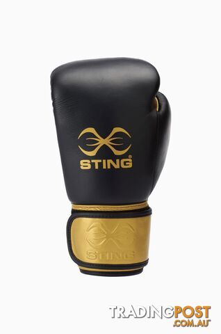 Sting 10oz Evolution Boxing Glove - Black/Gold - STING - 9336321025714