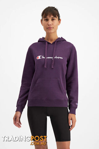 Champion Womens Ch Script Hoodie - CHAMPION