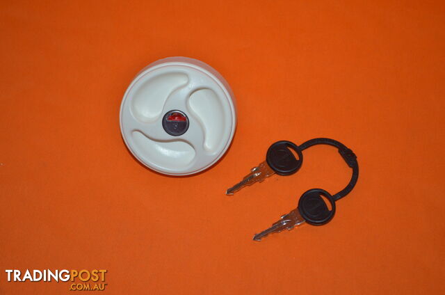 Camec - Cap & Key for water filler WHITE - SKU4158