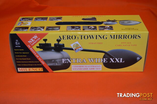 Milenco Aero3 Towing mirrors - SKU0002