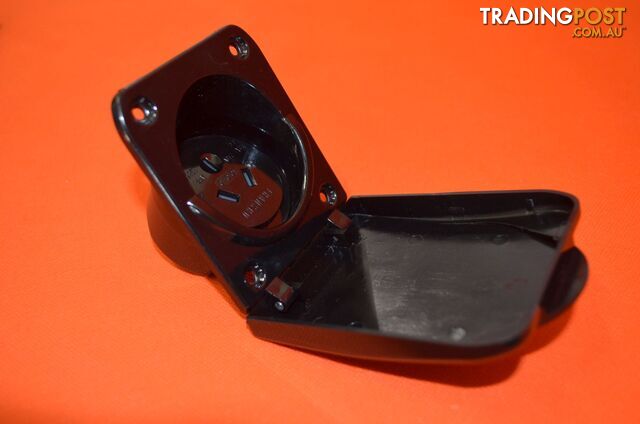 240V 10 amp Power Outlet - Black - SKU3017 - photo 5 of 6