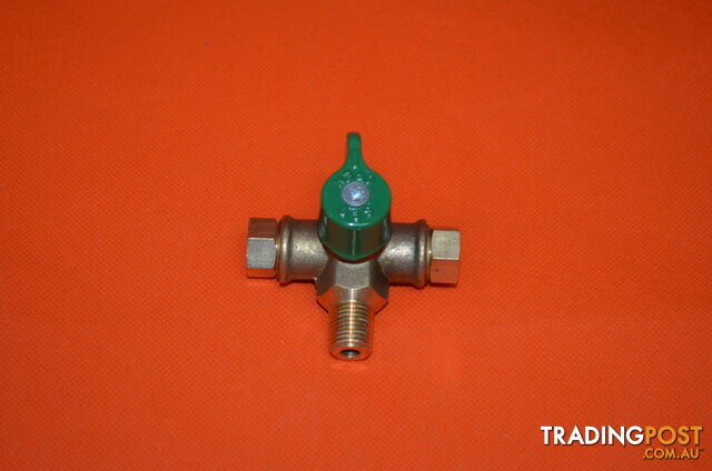 Manual change over valve for twin gas bottle set up - SKU5001