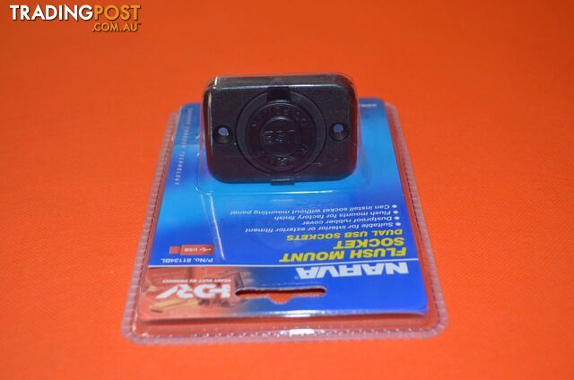Narva - Flush Mount Dual USB Socket - SKU3015 - photo 2 of 3