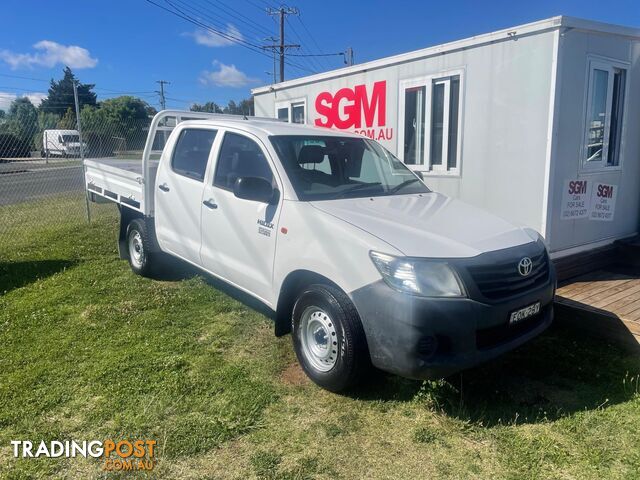 2013 TOYOTA HILUX TGN16R WORKMATE DUAL CAB