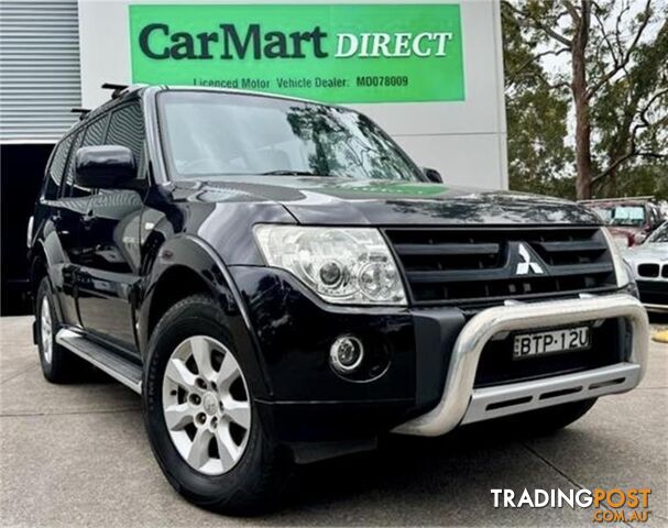 2010 MITSUBISHI PAJERO GLXLWB NTMY10 4D WAGON