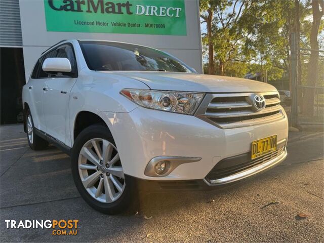 2012 TOYOTA KLUGER GRANDE GSU45RMY11UPGRADE 4D WAGON