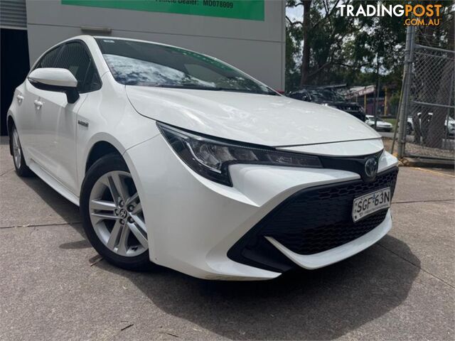 2020 TOYOTA COROLLA ASCENTSPORTHYBRID ZWE211R 5D HATCHBACK