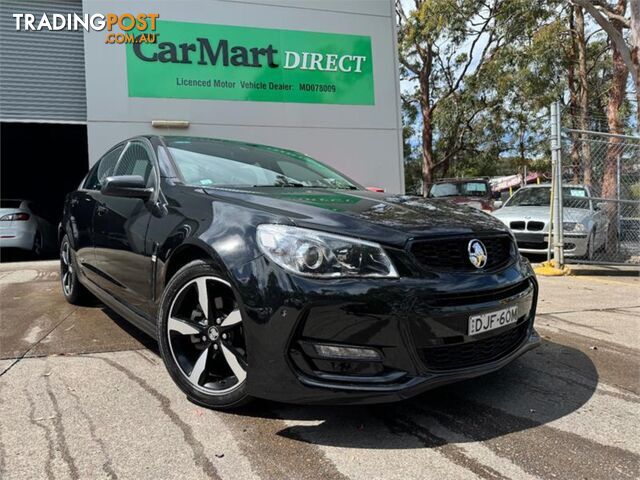 2016 HOLDEN COMMODORE SV6BLACKEDITION VFIIMY16 4D SEDAN