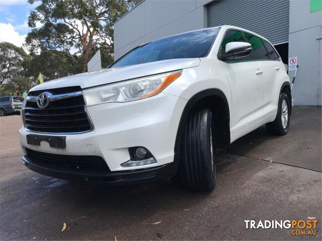 2014 TOYOTA KLUGER GX GSU55R 4D WAGON