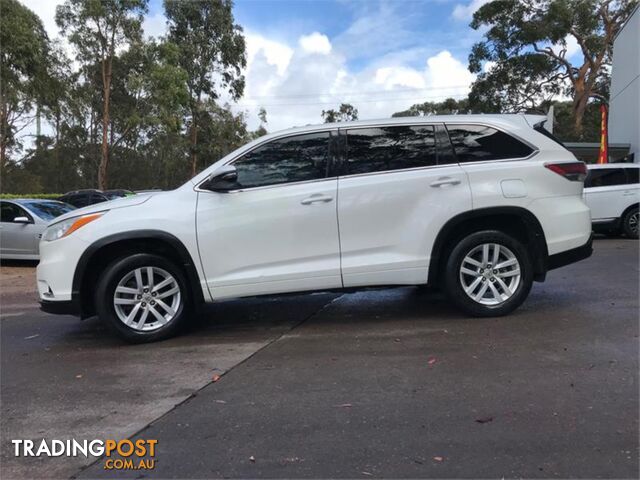 2014 TOYOTA KLUGER GX GSU55R 4D WAGON