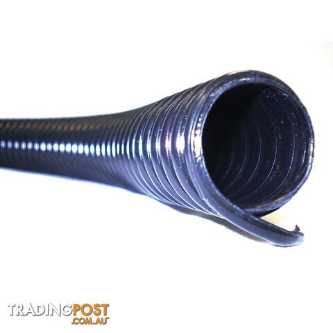 Corrugated Black Flexible Waste Hose 25mmID / 10mtr Roll