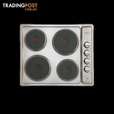 Euro 60cm Stainless Steel 4 Element Cooktop - Model: EPZ4EESXV