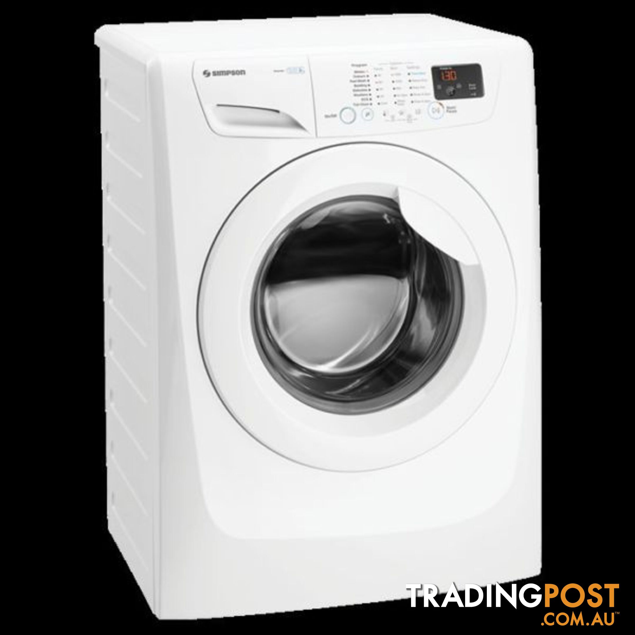 Simpson 8kg Front Load Washer 1200RPM Spin - Model: SWF12843