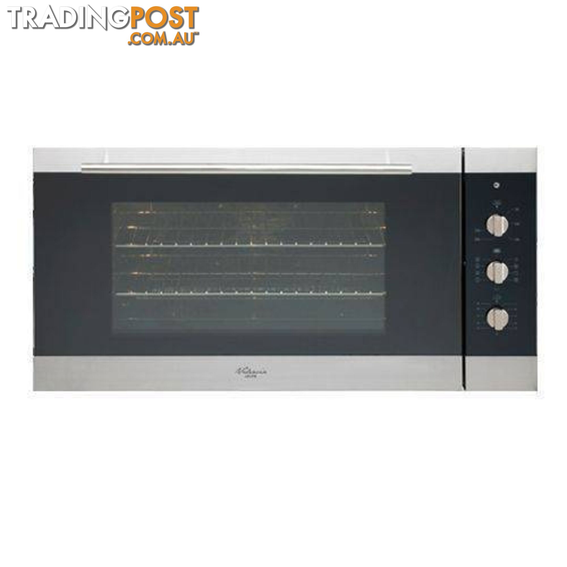 Euro 90cm Stainless Fan Forced Underbench / Wall Oven - EP900MSS