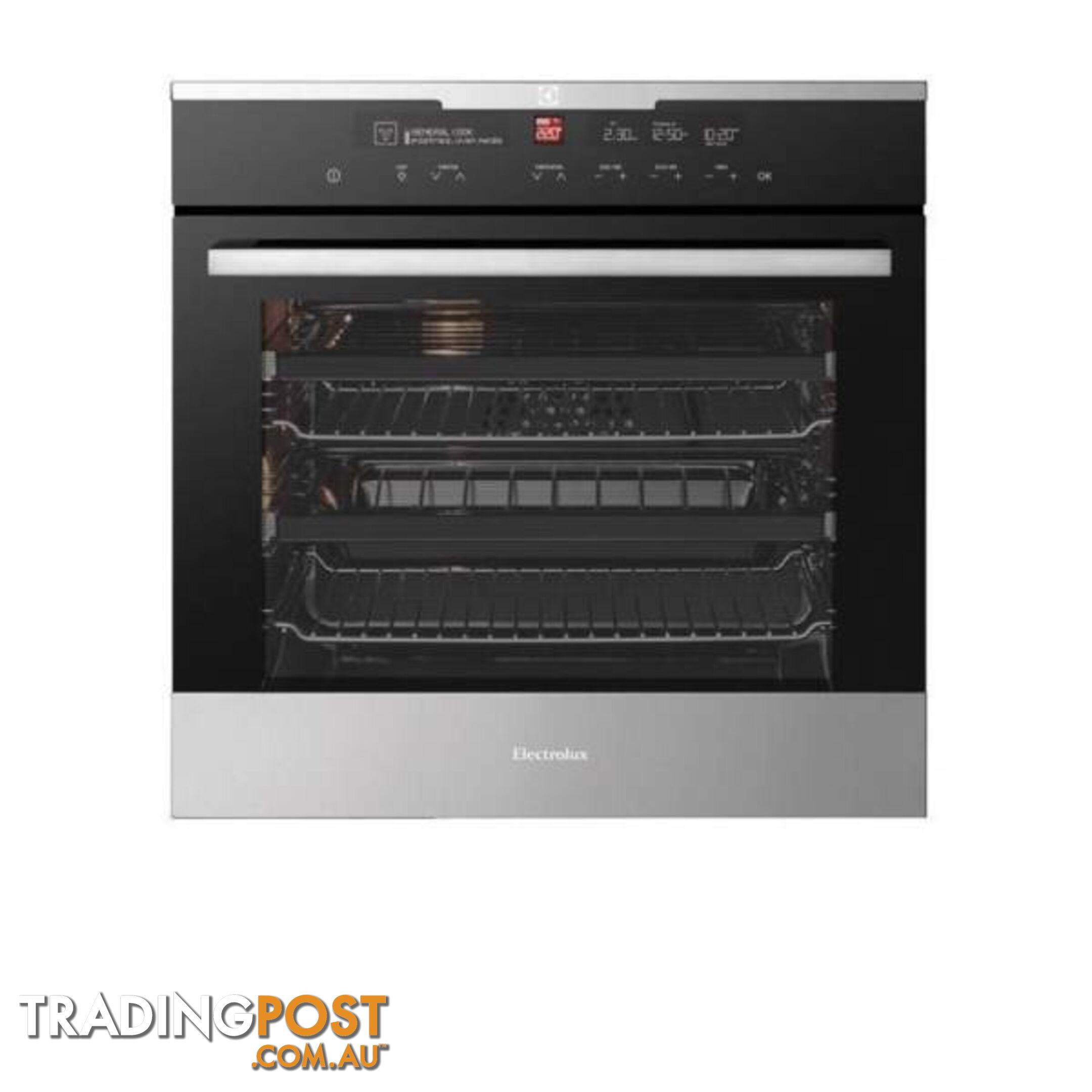 Electrolux 60cm Multi-Function Black & S/Steel Oven – EVE616BA