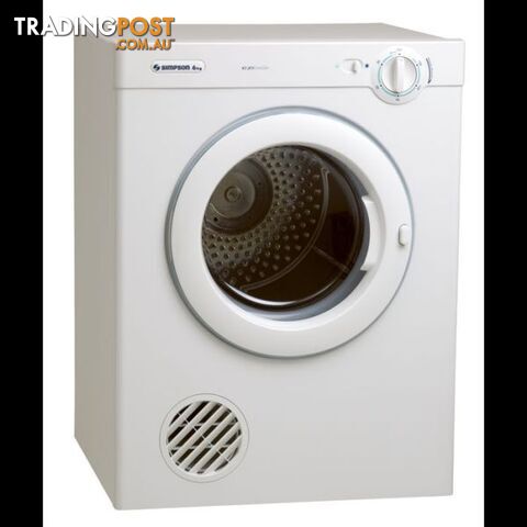 Simpson 6kg Manual Control Clothes Dryer - Model: 39S600M