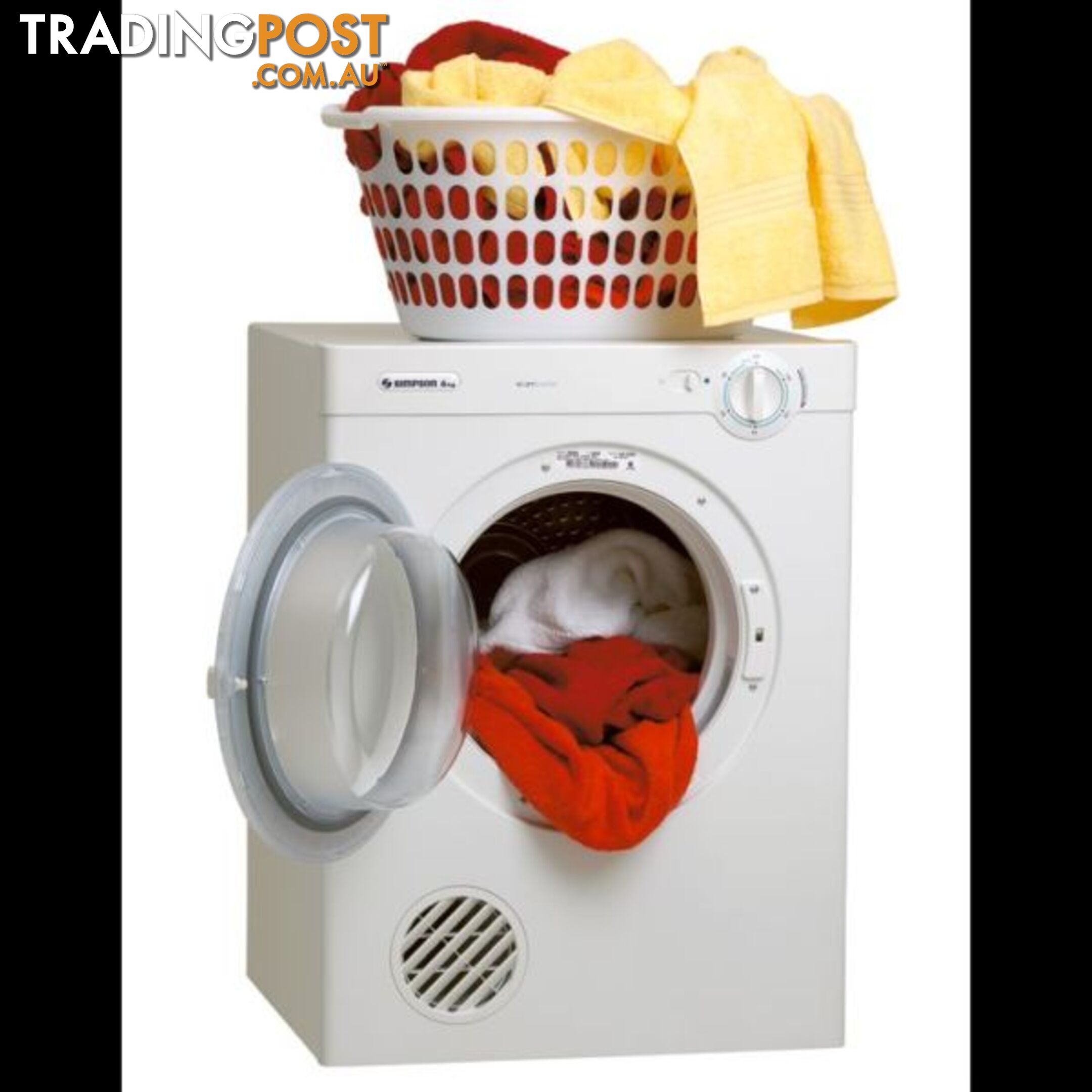 Simpson 6kg Manual Control Clothes Dryer - Model: 39S600M