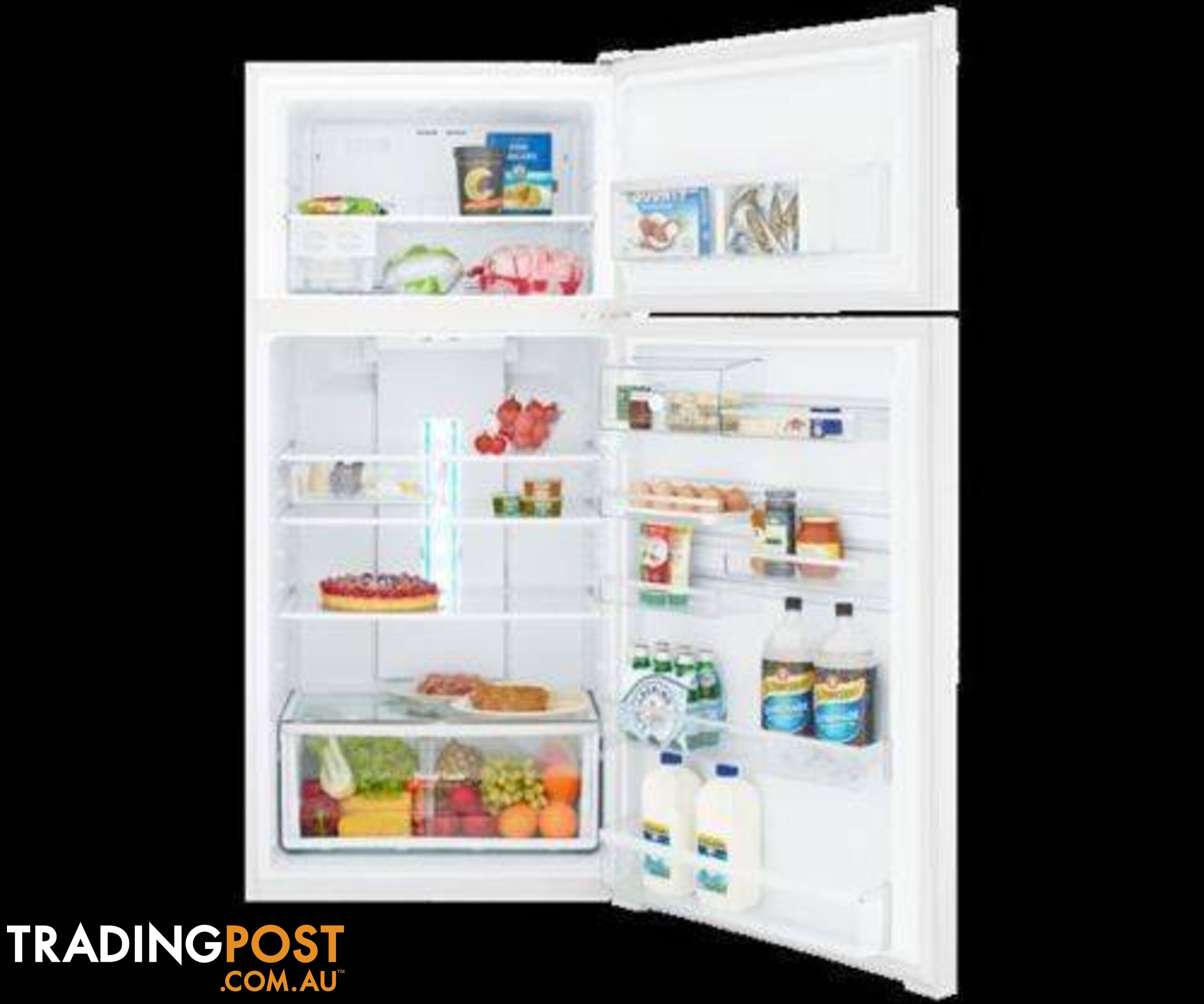 Westinghouse 540 lt. Top Mount White Frost Free Fridge WTB5400WA