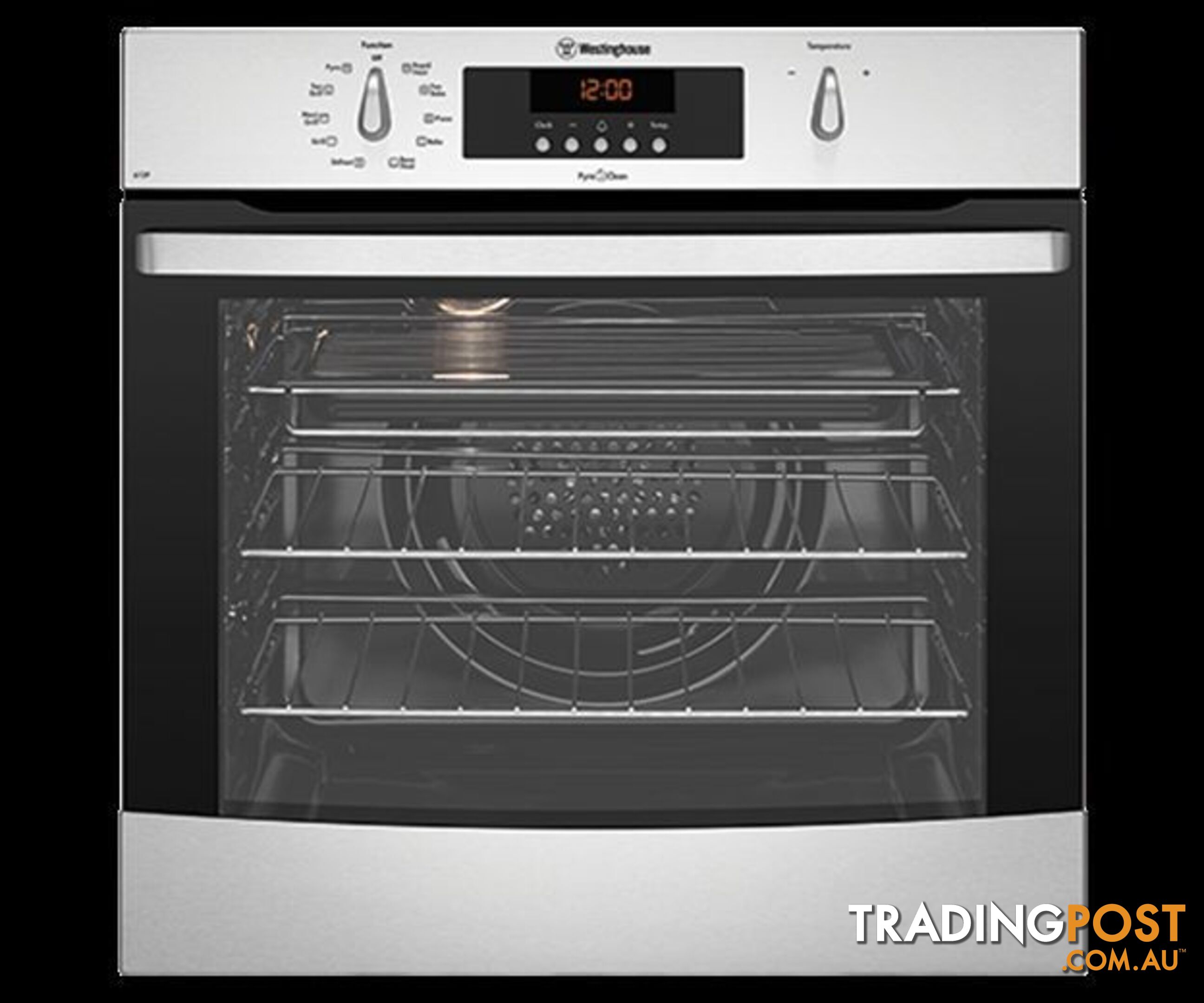 Westinghouse 60cm Stainless Steel PyroClean Oven – WVEP615S