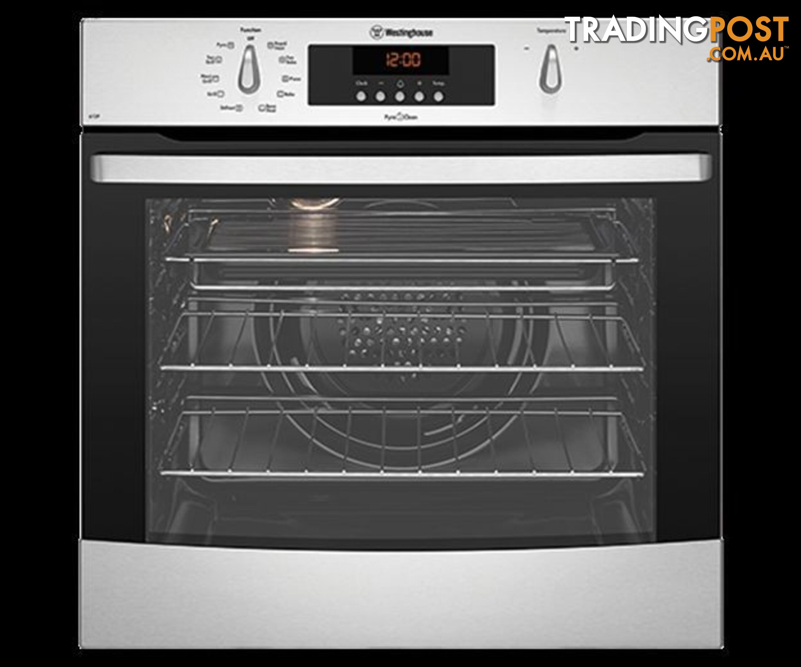 Westinghouse 60cm Stainless Steel PyroClean Oven – WVEP615S