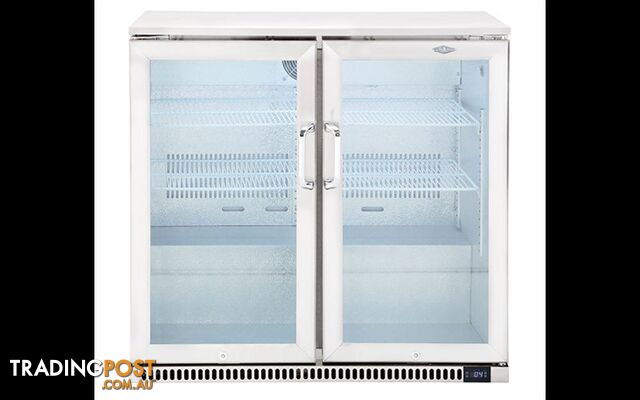 BeefEater 190 Litre 2 Door Stainless Steel Outdoor Fridge BS28200