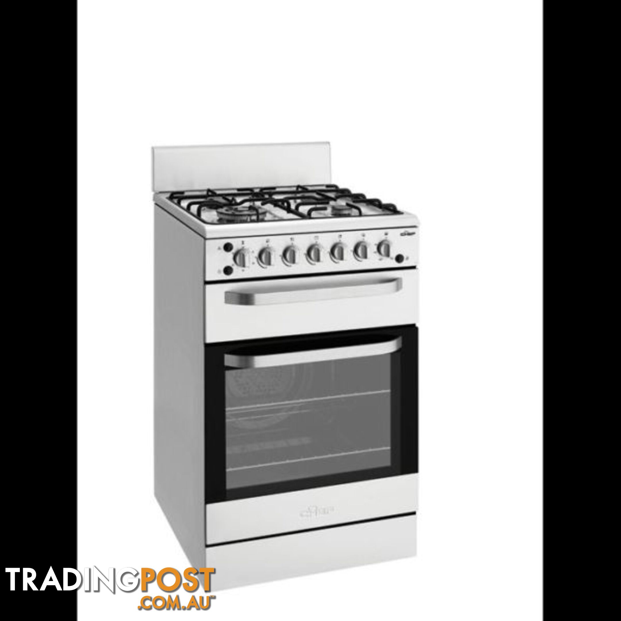 Chef 54cm Stainless Steel Gas Stove with Separate Grill CFG517SA