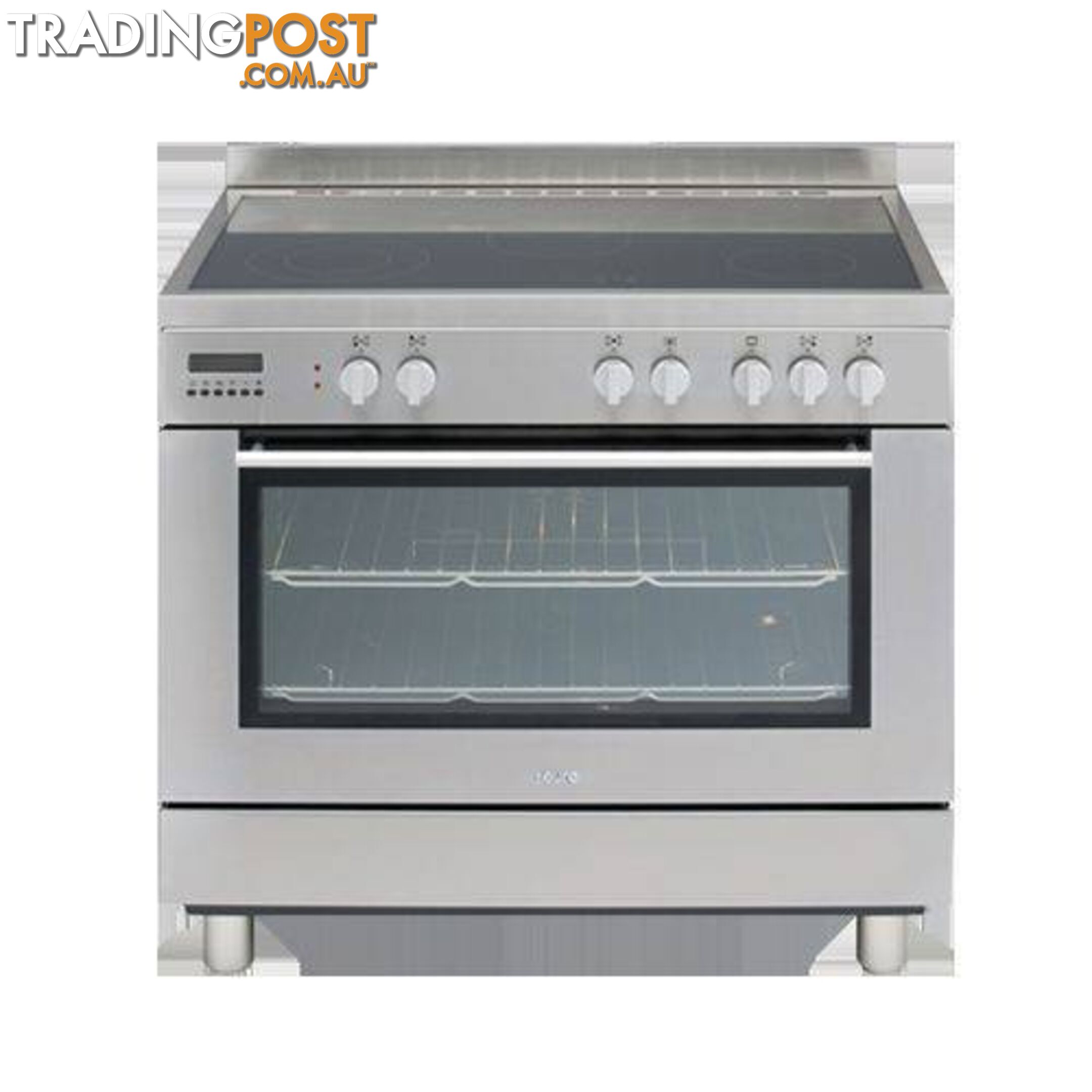 Euro 90cm Stainless Ceramic Cooktop Freestanding Oven - EE900GSXS