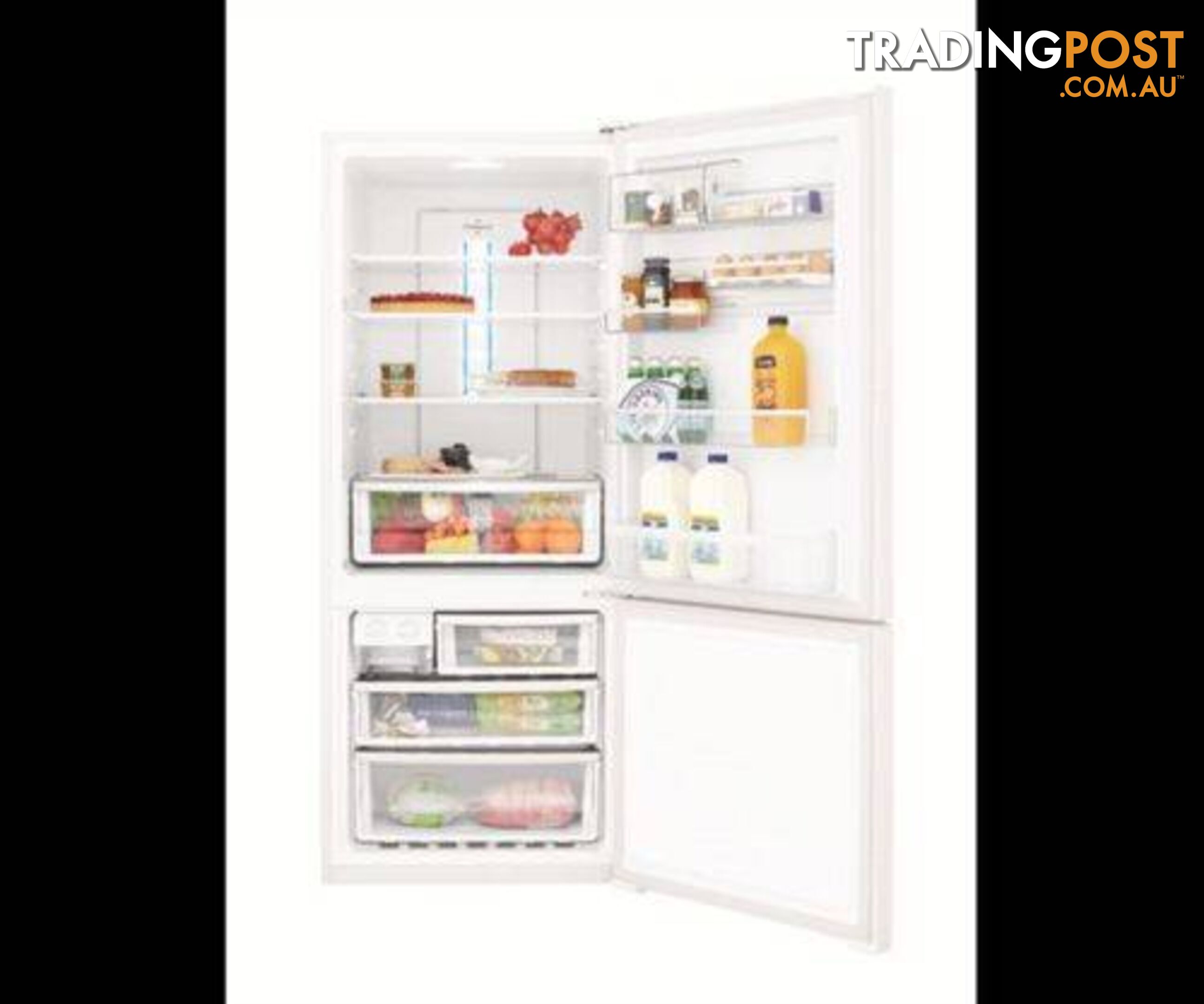 Westinghouse 450 lt Bottom Mount White Fridge - Model: WBE4500WA