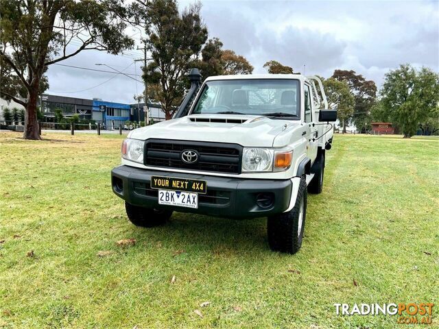 2019 TOYOTA LANDCRUISER WORKMATE (4X4) VDJ79R MY18 CAB CHASSIS