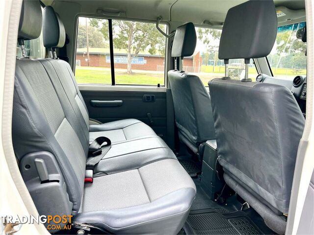 2019 TOYOTA LANDCRUISER WORKMATE (4X4) VDJ79R MY18 DOUBLE C\/CHAS