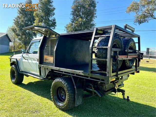 2011 TOYOTA LANDCRUISER WORKMATE (4X4) VDJ79R 09 UPGRADE CAB CHASSIS
