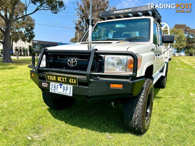 2013 TOYOTA LANDCRUISER WORKMATE (4X4) VDJ79R MY12 UPDATE DOUBLE C\/CHAS