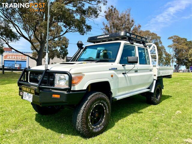 2013 TOYOTA LANDCRUISER WORKMATE (4X4) VDJ79R MY12 UPDATE DOUBLE C\/CHAS