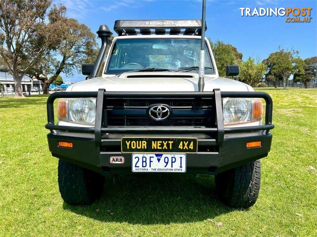 2013 TOYOTA LANDCRUISER WORKMATE (4X4) VDJ79R MY12 UPDATE DOUBLE C\/CHAS