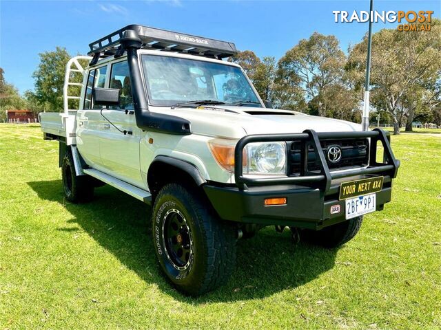 2013 TOYOTA LANDCRUISER WORKMATE (4X4) VDJ79R MY12 UPDATE DOUBLE C\/CHAS